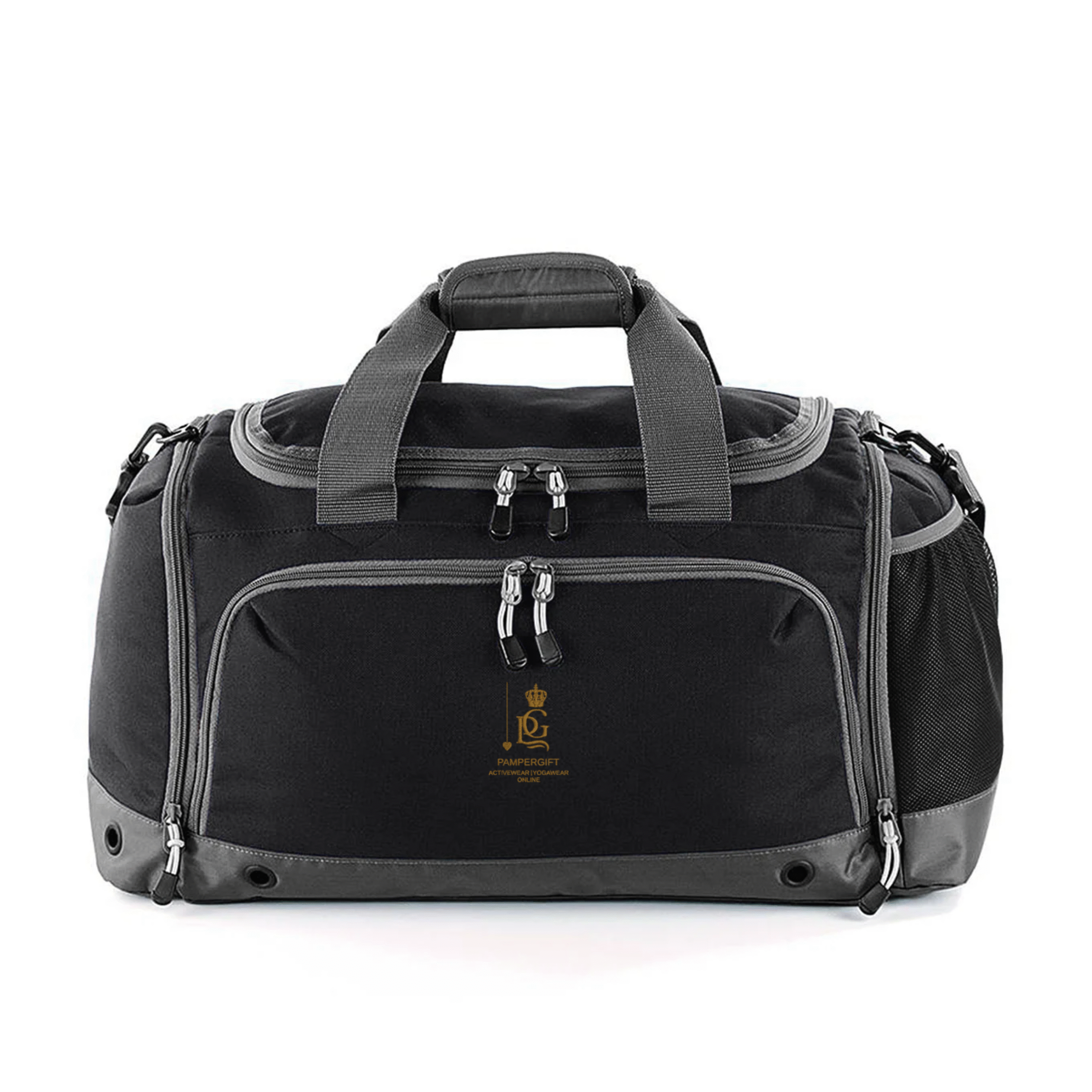 an image of a black gym bag