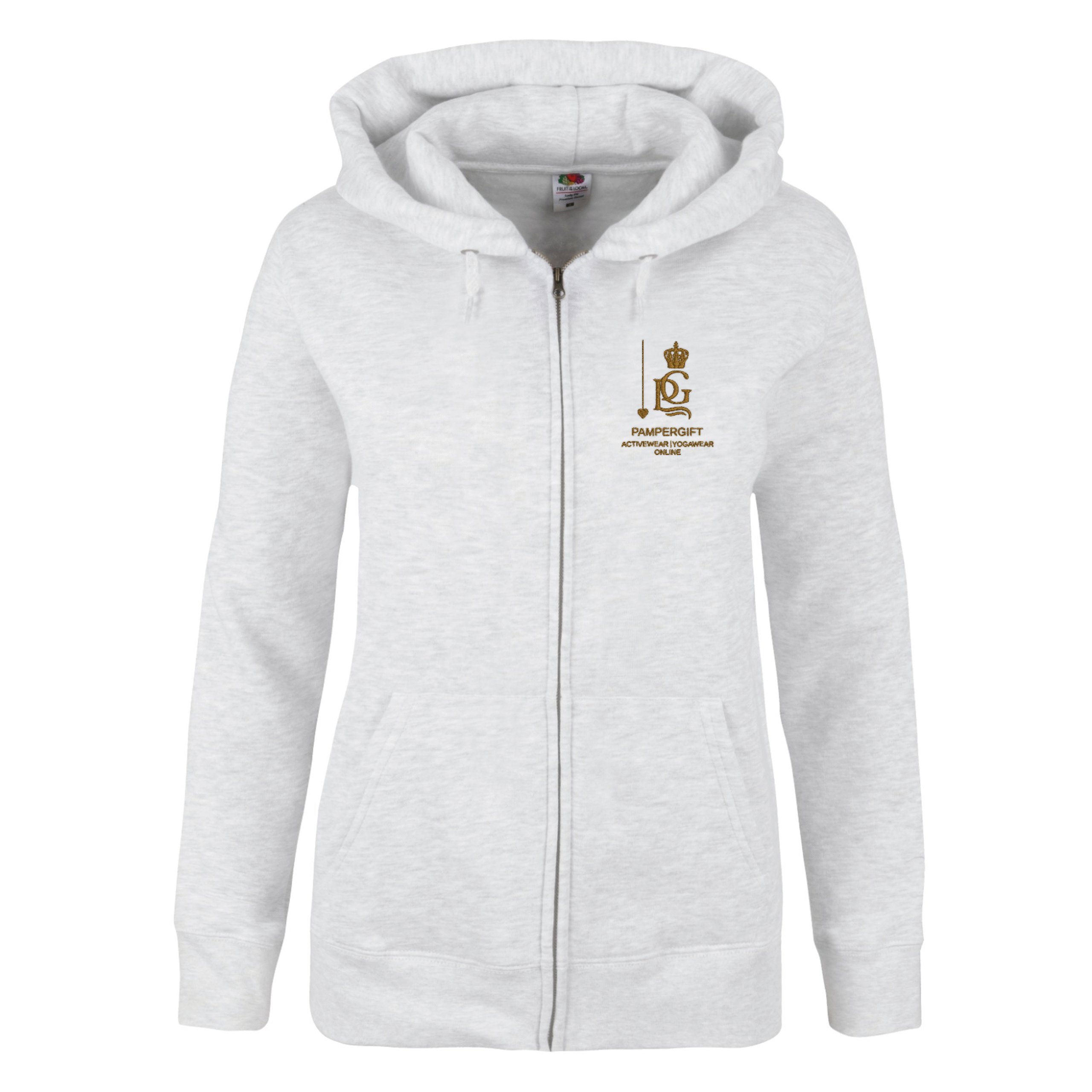 an image of a grey hoodie