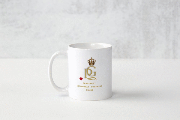 an image of a white mug